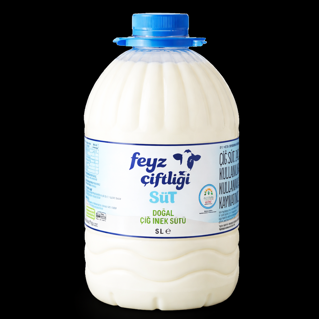 Feyz Çiftliği 5 litre taze süt
